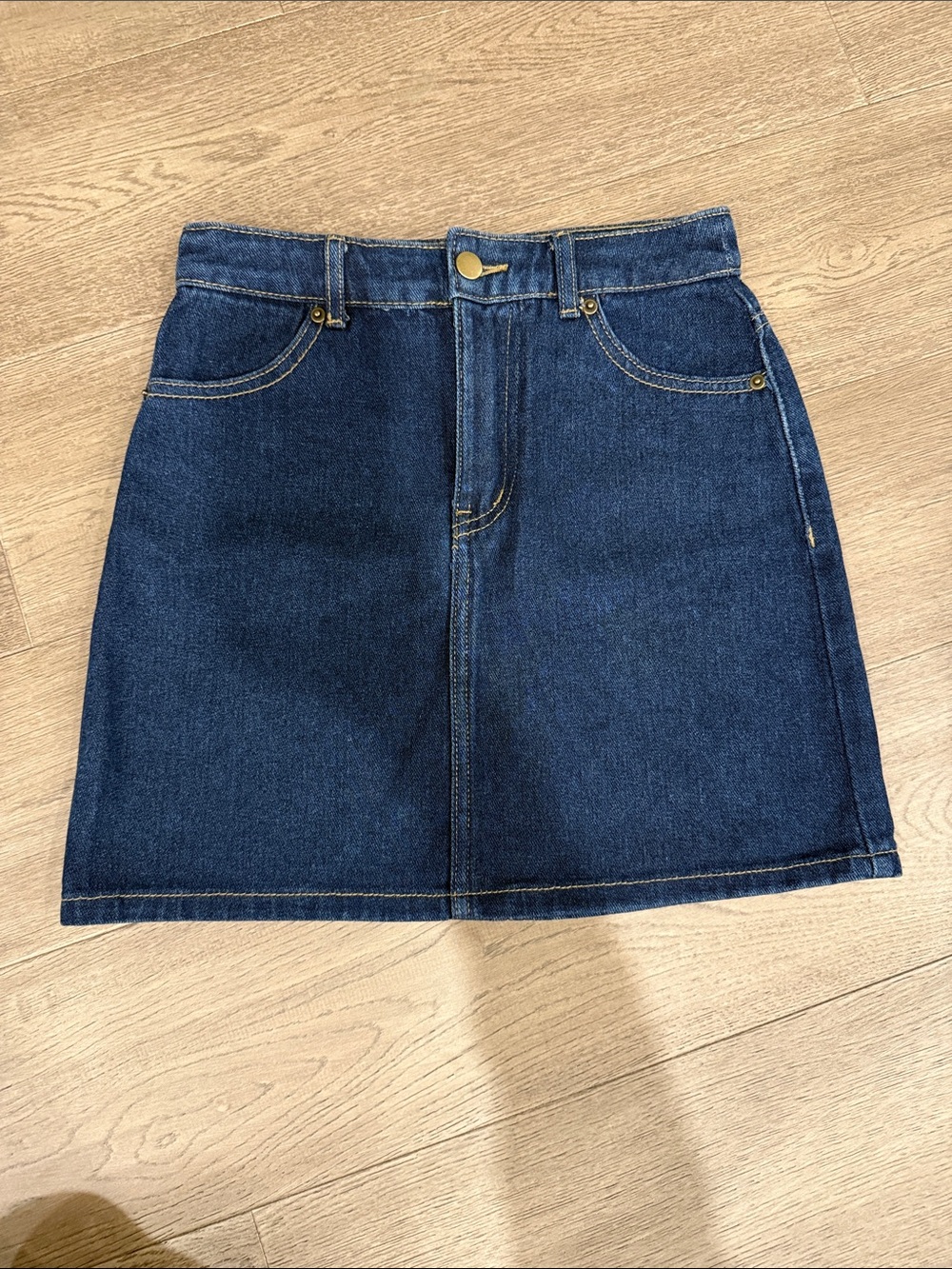 Forever 21 Dark Blue Denim Mini Skirt